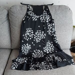 Banana Republic Black and White Floral Dress